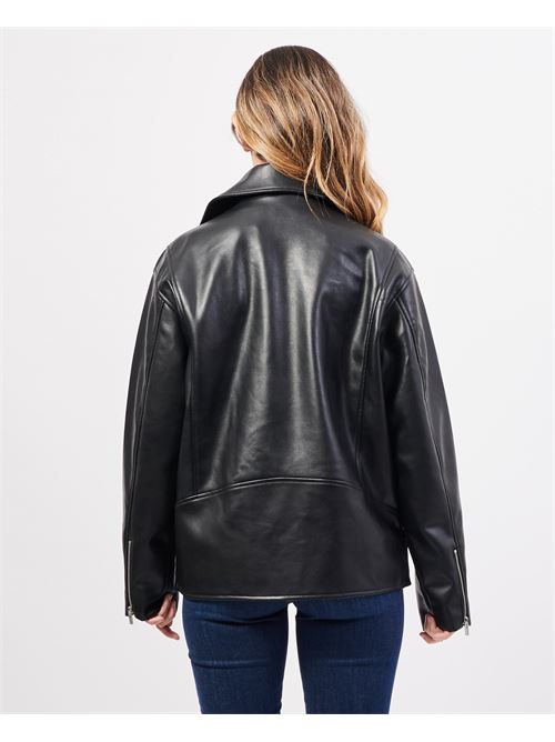 Karl Lagerfeld leather jacket with side zip KARL LAGERFELD | 245J1405J101